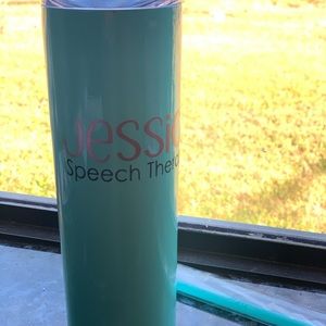 Personalized Skinny Mint Tumbler w/ Straw